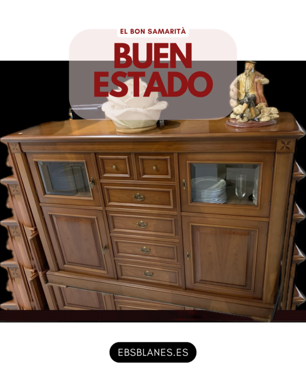 Mueble bajo 5 cajones y 4 puertas